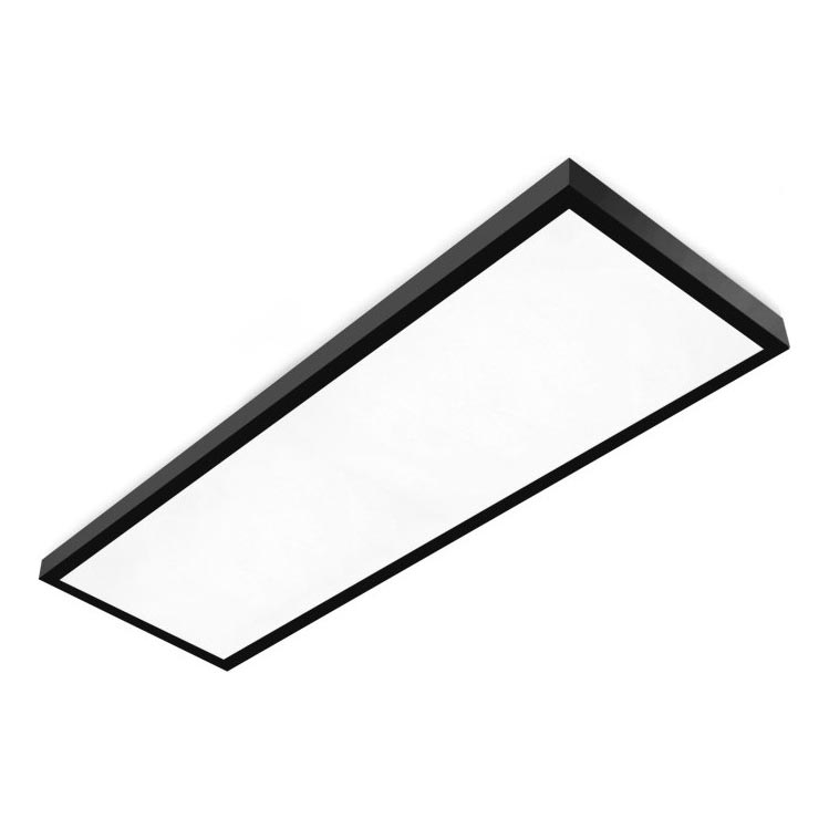 LED Nadgradni panel BRISBANE LED/36W/230V 4000K 29,5x119 cm crno
