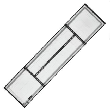LED Nadgradni panel BRISBANE LED/36W/230V 4000K 29,5x119 cm crno