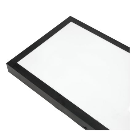 LED Nadgradni panel BRISBANE LED/36W/230V 4000K 29,5x119 cm crno