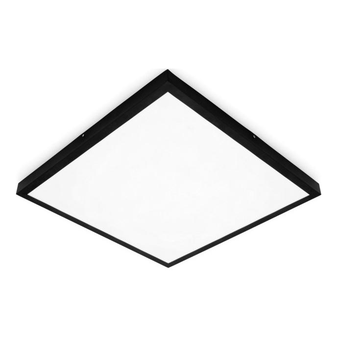LED Nadgradni panel BRISBANE LED/36W/230V 4000K 59,5x59,5 cm crno