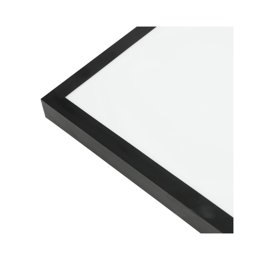 LED Nadgradni panel BRISBANE LED/36W/230V 4000K 59,5x59,5 cm crno
