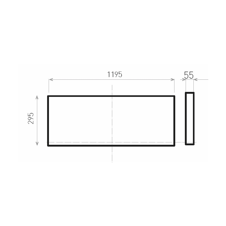 LED Nadgradni panel ILLY II UGR LED/46W/230V