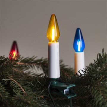 LED niz za proširenje za spoljašnju upotrebu FELICIA FILAMENT 20xE10 14m u boji/topla bela IP44, Proizvedeno u Češkoj