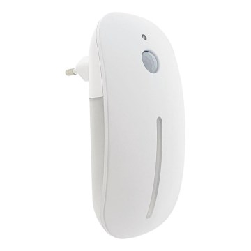 LED Noćno svetlo sa senzorom LED/1W/230V bela