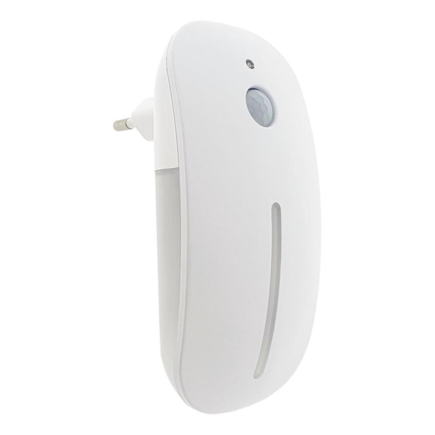 LED Noćno svetlo sa senzorom LED/1W/230V bela