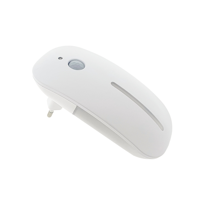 LED Noćno svetlo sa senzorom LED/1W/230V bela