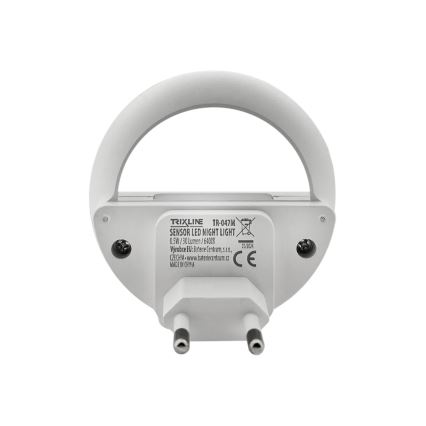 LED Noćno svetlo sa senzorom za dan/noć LED/0,5W/230V bela