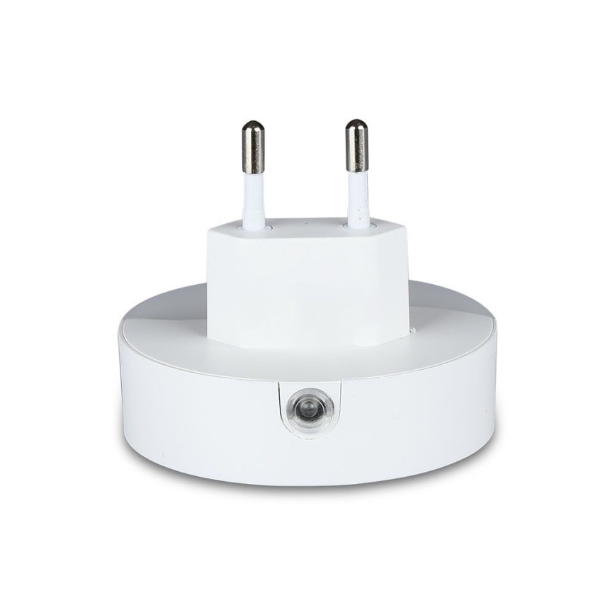 LED Noćno svetlo za utičnicu sa senzorom za dan/noć 2xUSB LED/0,45W/230V 3000K