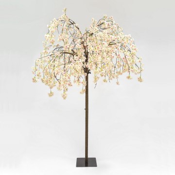 LED Novogodišnja veštačka jelka CHERRY TREE 288xLED/230V 2,5 m trešnja