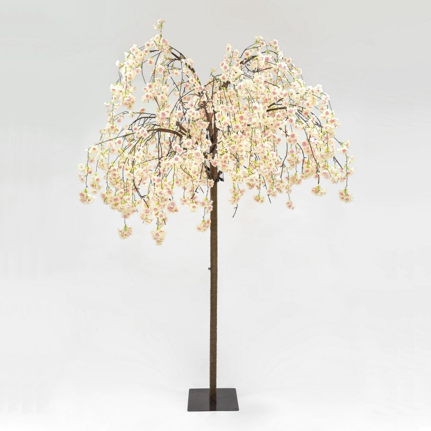 LED Novogodišnja veštačka jelka CHERRY TREE 288xLED/230V 2,5 m trešnja