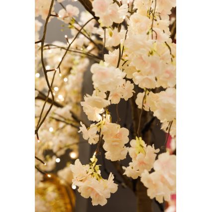 LED Novogodišnja veštačka jelka CHERRY TREE 288xLED/230V 2,5 m trešnja
