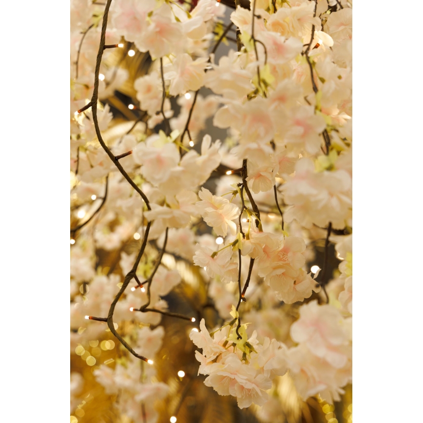 LED Novogodišnja veštačka jelka CHERRY TREE 288xLED/230V 2,5 m trešnja