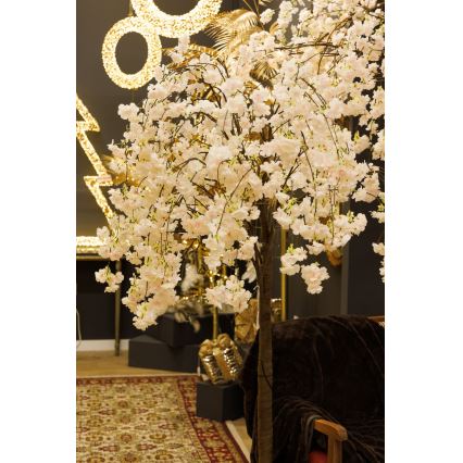 LED Novogodišnja veštačka jelka CHERRY TREE 84xLED/230V 1,7 m trešnja