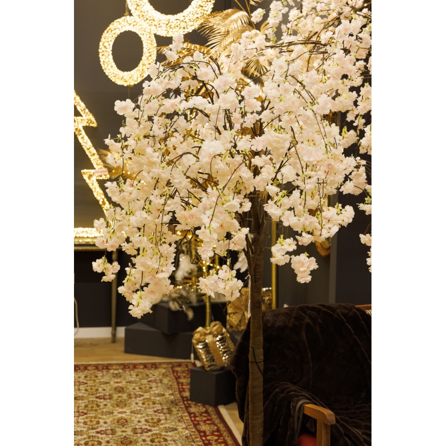 LED Novogodišnja veštačka jelka CHERRY TREE 84xLED/230V 1,7 m trešnja