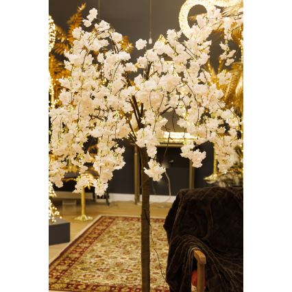 LED Novogodišnja veštačka jelka CHERRY TREE 84xLED/230V 1,7 m trešnja