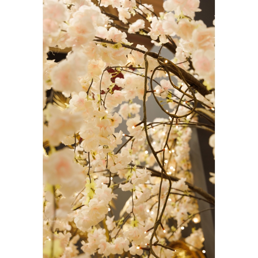 LED Novogodišnja veštačka jelka CHERRY TREE 84xLED/230V 1,7 m trešnja