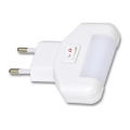LED Orijentacijska lampa za utičnicu LED/0,4W/230V