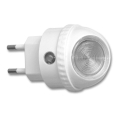 LED Orijentacijska lampa za utičnicu sa senzorom za dan/noć LED/1W/230V