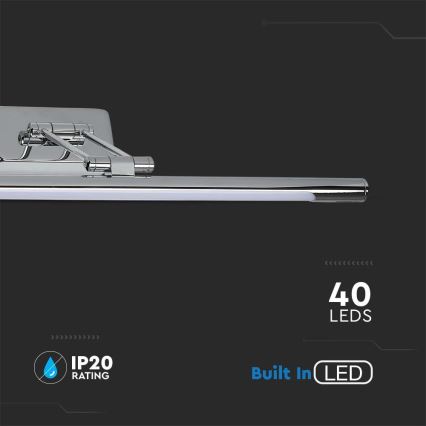 LED Osvetljenje ogledala LED/9W/230V 3000K 50cm sjajni krom