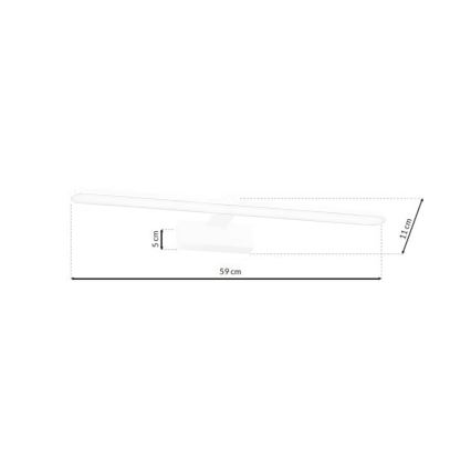 LED Osvetljenje ogledala u kupaonici SPLASH LED/12W/230V IP44