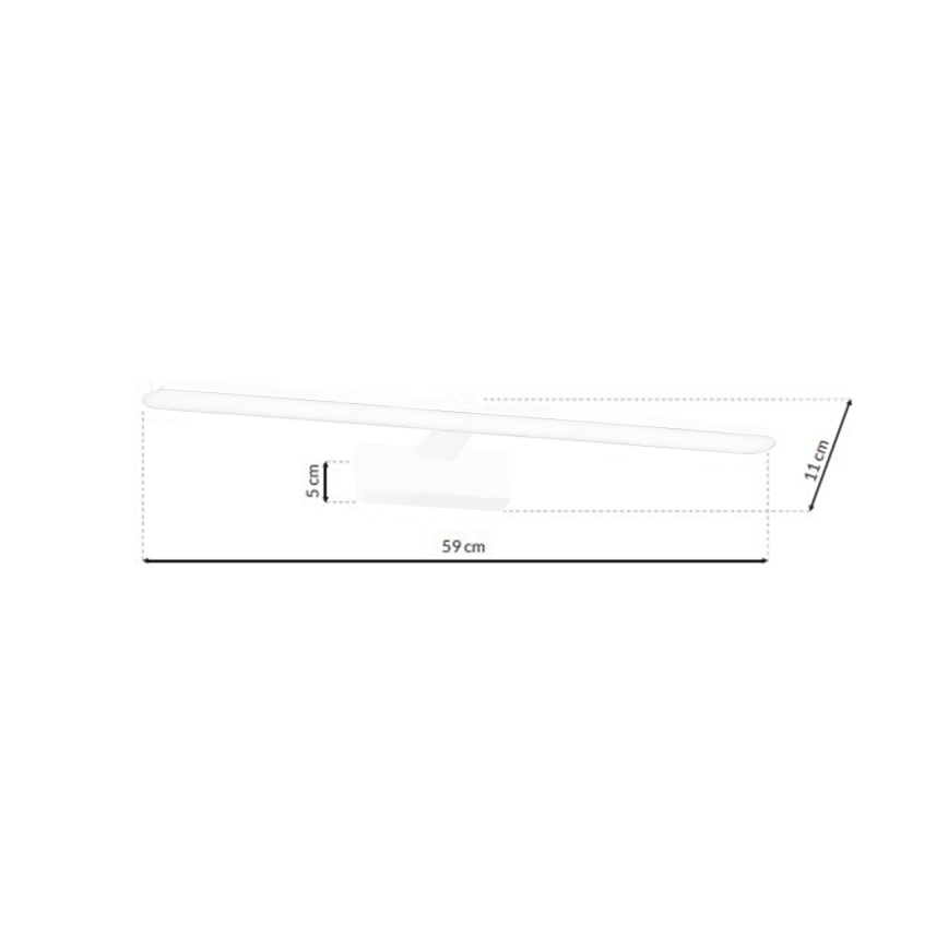 LED Osvetljenje ogledala u kupaonici SPLASH LED/12W/230V IP44