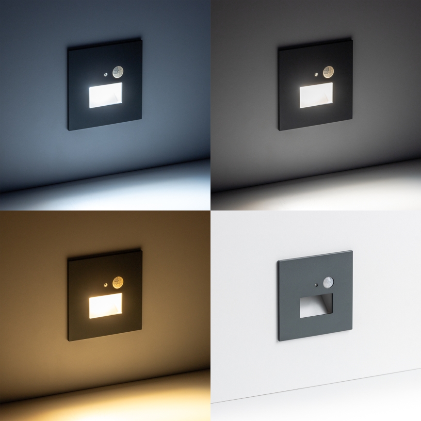 LED Osvetljenje stepeništa sa senzorom pokreta LED/1,5W/230V 3000K/4000K/6500K