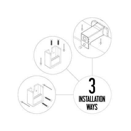 LED osvetljenje za kupatilsko ogledalo LED/8W/230V 30 cm IP44 sjajni hrom