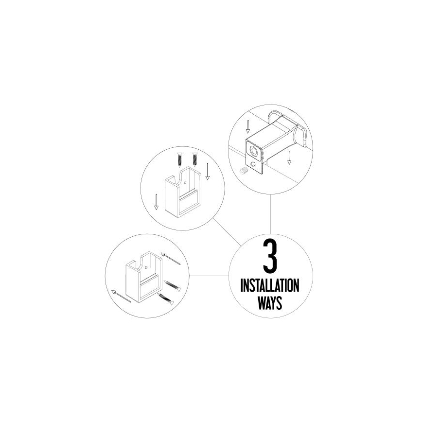 LED osvetljenje za kupatilsko ogledalo LED/8W/230V 30 cm IP44 sjajni hrom