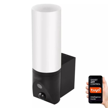 LED Pametna spoljašnja kamera sa svetlom GoSmart LED/12W/230V 3200K IP65 Wi-Fi Tuya crno
