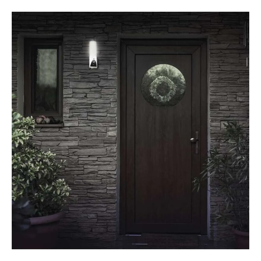 LED Pametna spoljašnja kamera sa svetlom GoSmart LED/12W/230V IP65 Wi-Fi Tuya bela