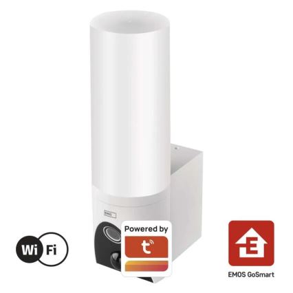 LED Pametna spoljašnja kamera sa svetlom GoSmart LED/12W/230V IP65 Wi-Fi Tuya bela