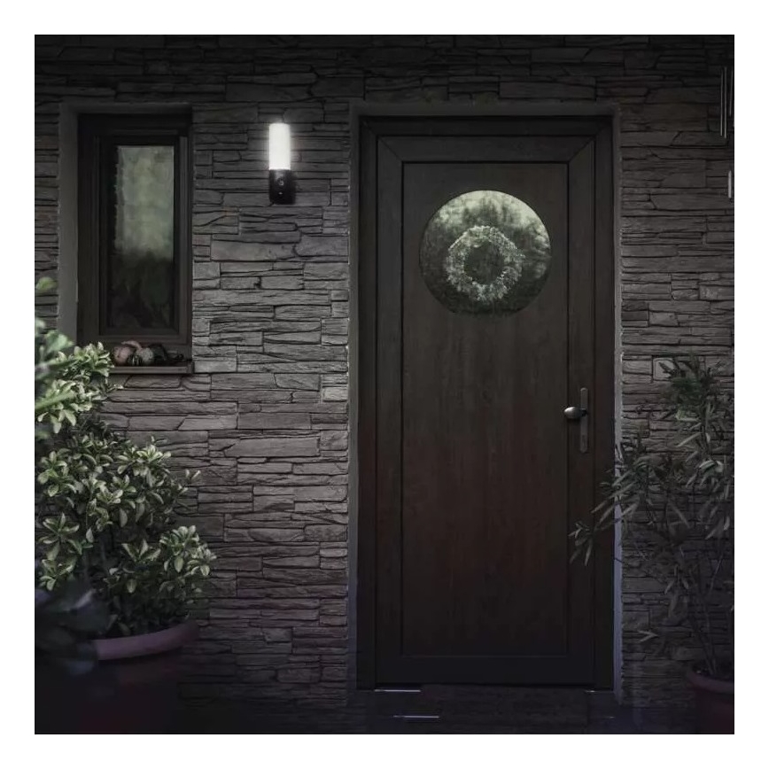 LED Pametna spoljašnja kamera sa svetlom GoSmart LED/12W/230V 3200K IP65 Wi-Fi Tuya crno