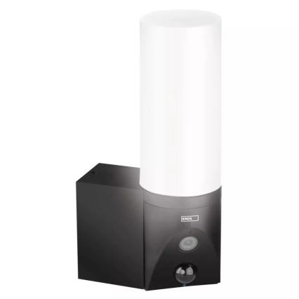 LED Pametna spoljašnja kamera sa svetlom GoSmart LED/12W/230V 3200K IP65 Wi-Fi Tuya crno