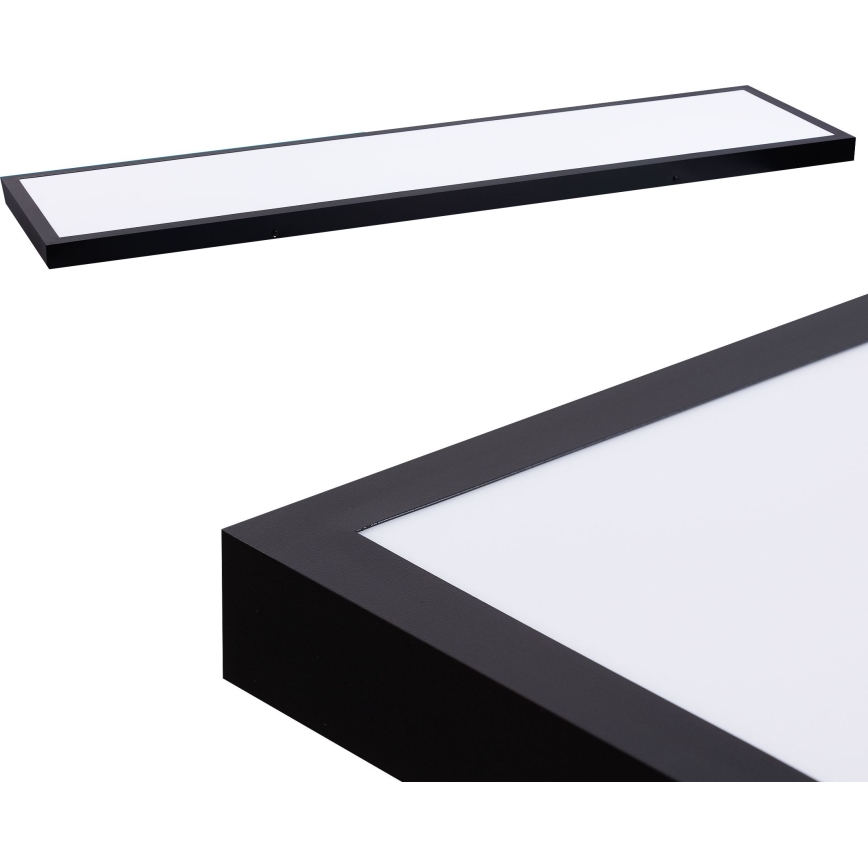 LED Panel LED/60W/230V 4000K 30x120 cm crno