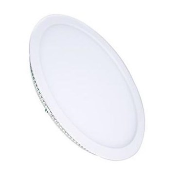 LED panel LED/6W/230V 3000/4000/6000K Ø 12 cm beli