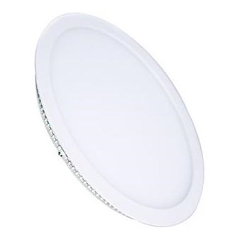 LED panel LED/6W/230V 3000/4000/6000K Ø 12 cm beli