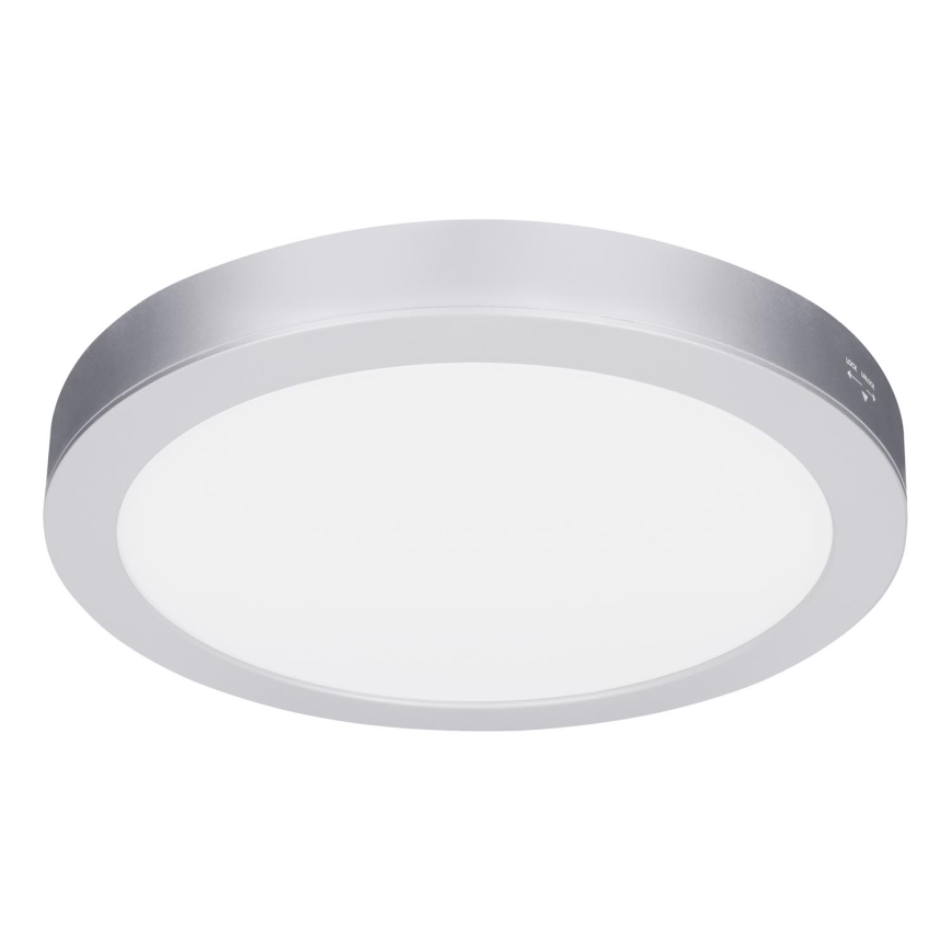 LED panel za nadgradnu/ugradnu montažu 2u1 24W/230V 3000/4000/6000K prečnika 30 cm IP54 srebrni