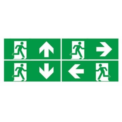 LED Panik lampa EMERGENCY EXIT LED/3W/230V 6400K IP65