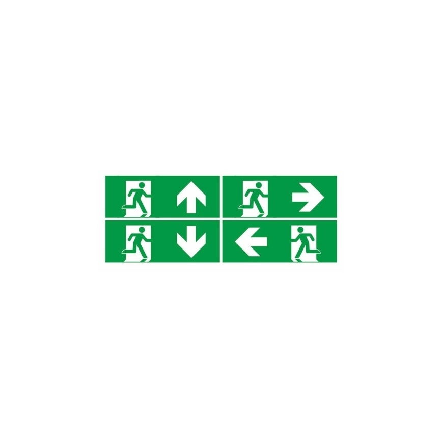 LED Panik lampa EMERGENCY EXIT LED/3W/230V 6400K IP65