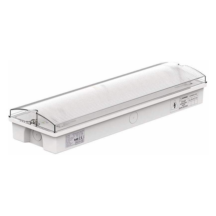 LED Panik lampa sa redovnim testom funkcionalnosti EMERGENCY EXIT LED/3W/230V 6400K IP65