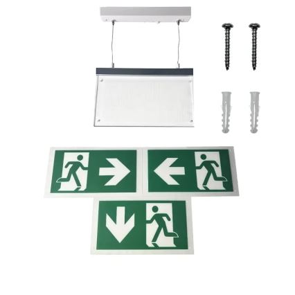 LED Panik lampa LED/4W/230V 6000K