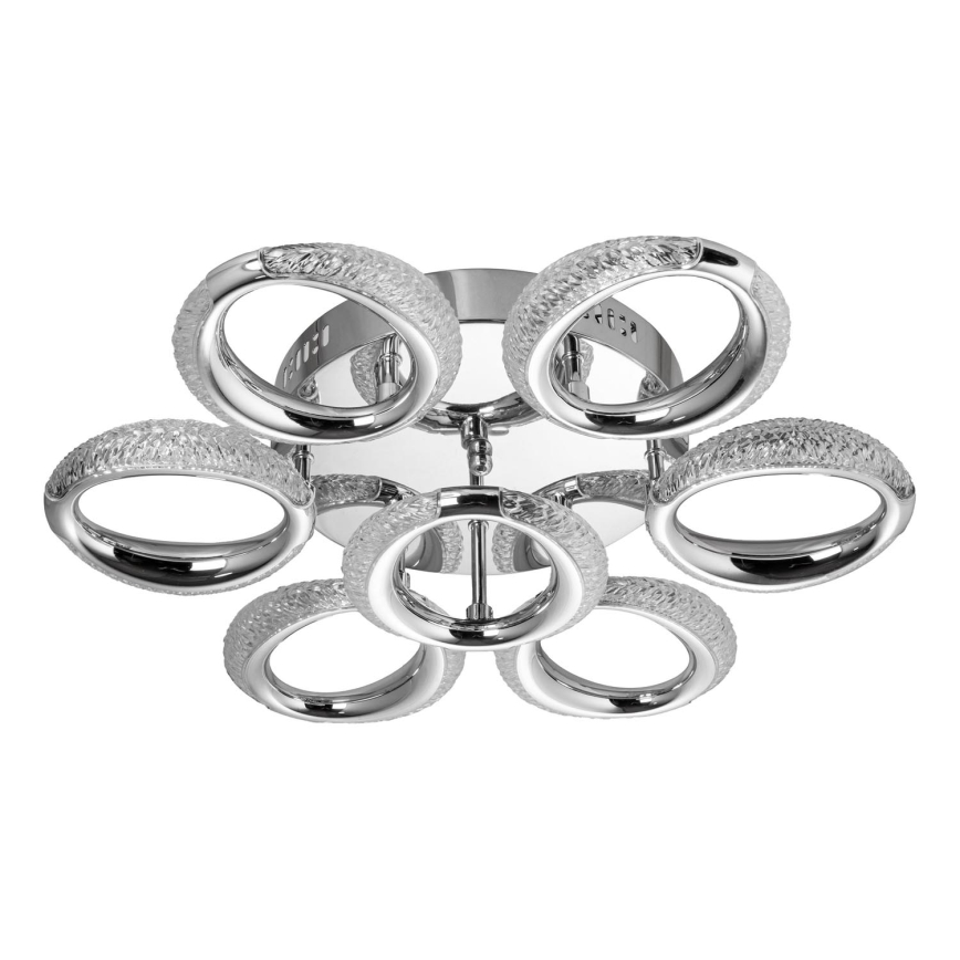 LED Plafonjera 7xLED/14W/230V 3000-5000K pr. 50 cm sjajni krom