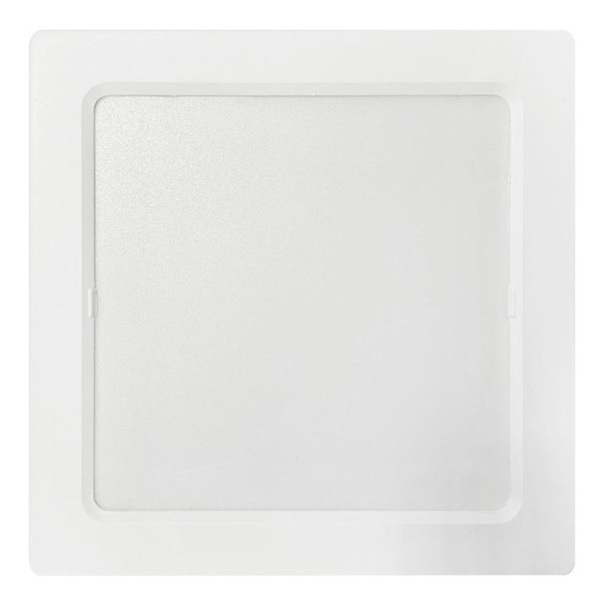 LED Plafonjera BLOCK LED/12W/230V 4000K 16,7x16,7 cm bela