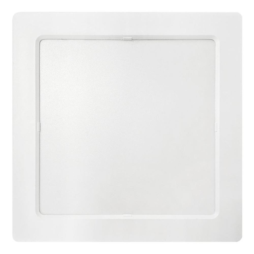 LED Plafonjera BLOCK LED/18W/230V 4000K 21,4x21,4 cm bela