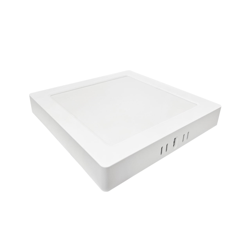LED Plafonjera BLOCK LED/18W/230V 4000K 21,4x21,4 cm bela
