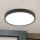 LED Plafonjera BULLY LED/24W/230V pr. 24 cm crno