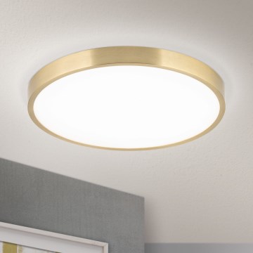LED Plafonjera BULLY LED/28W/230V pr. 28 cm zlatna