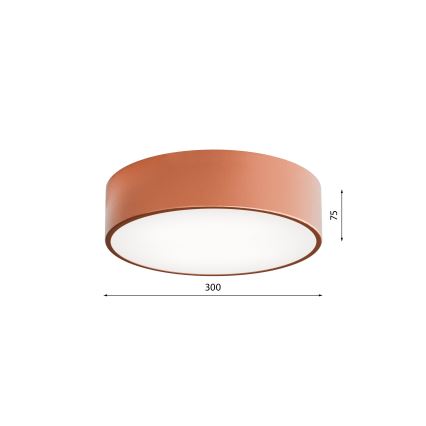 LED Plafonjera CLEO LED/24W/230V 4000K pr. 30 cm bakrena