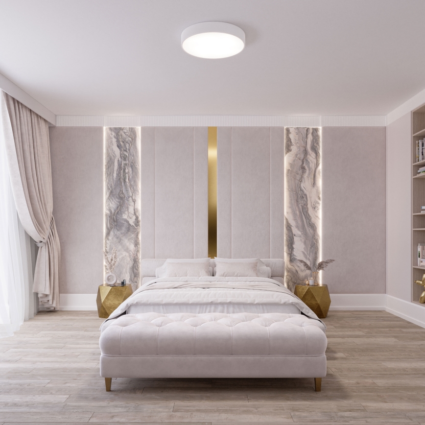 LED Plafonjera CLEO LED/24W/230V 4000K pr. 30 cm bela