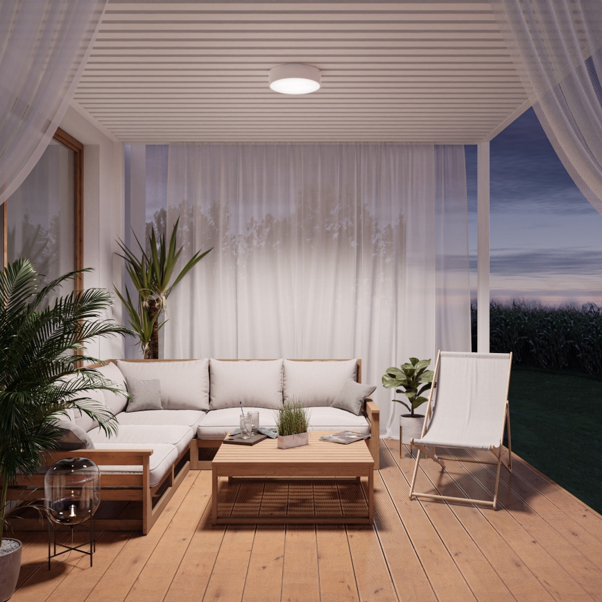 LED Plafonjera CLEO LED/24W/230V 4000K pr. 30 cm bela
